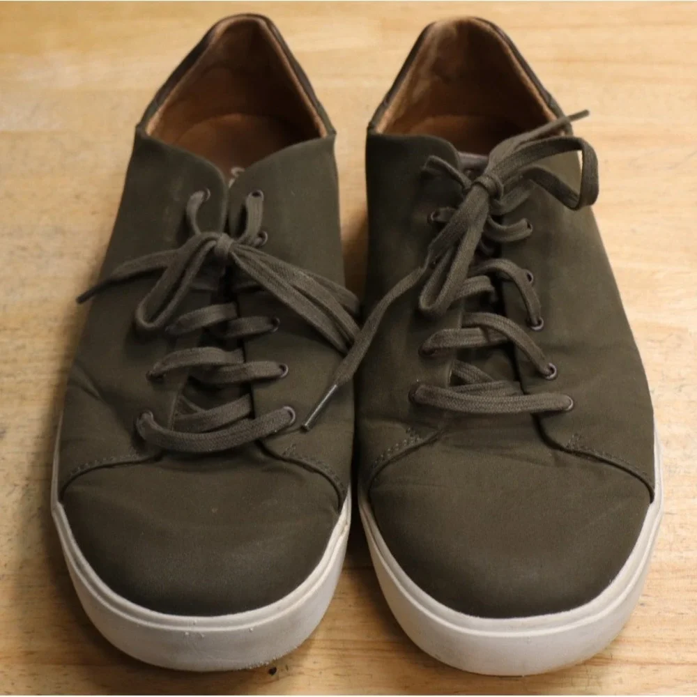 Olukai Men's Lae'ahi Li Fashion Sneaker Size 12‎ Green Convertible Slip On Heel